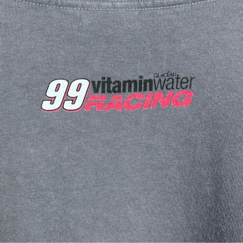 Carl Edwards Signed #99 Vitamin Water Racing Gray Pitcrew Shirt Size 2XL; NASCAR